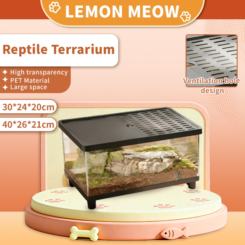 Reptile Breeding Box Acrylic Display Box Reptile Terrarium Reptile ...