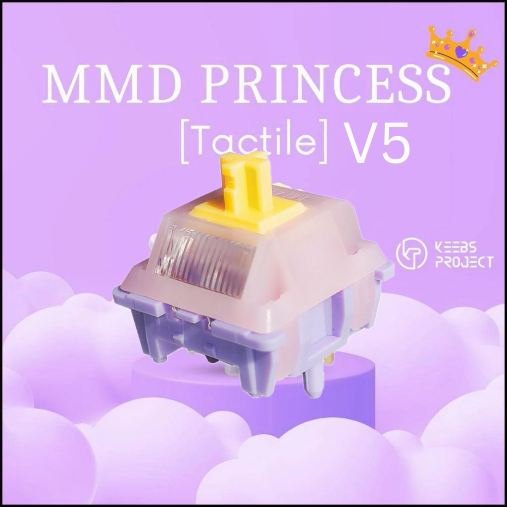 [Ready Stock] MMD Princess Purple V5 Tactile Switches 5 Pin ...