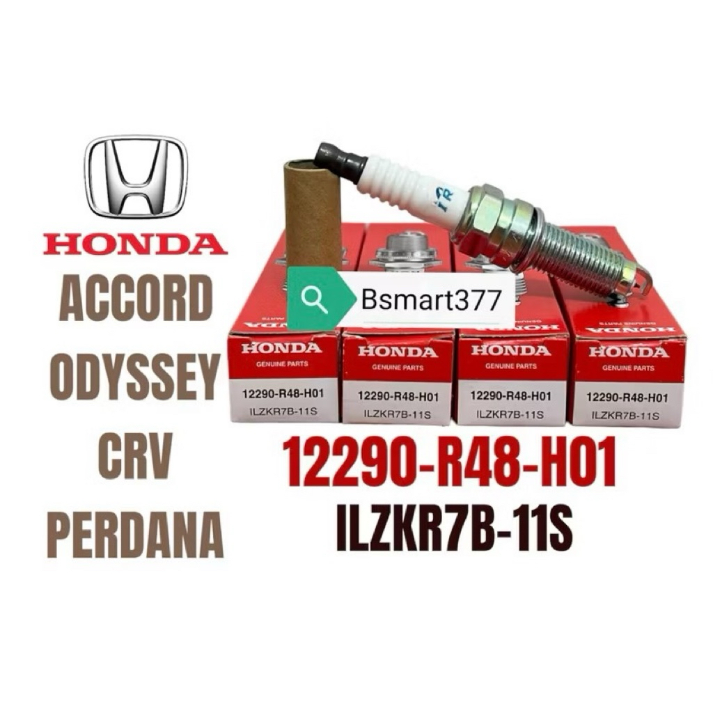 4pcs/1set Honda iridium spark plug 12290-r48-h01 ilzkr7b-11s accord 2.4 ...