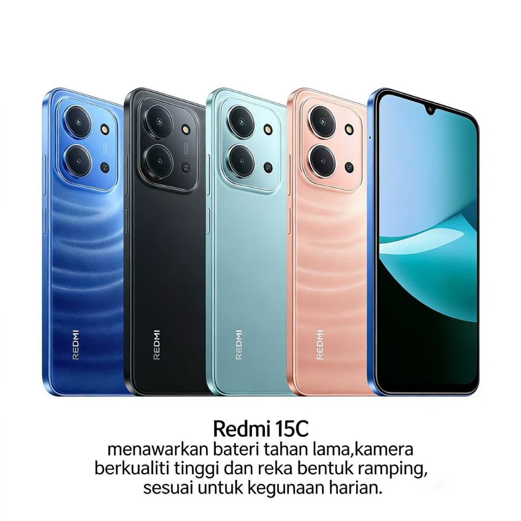 HOT SALE🔥Redmi 15C  8GB+256GB Smartphone Smooth 90Hz 6.9’‘ display/50MP AI Triple Camera