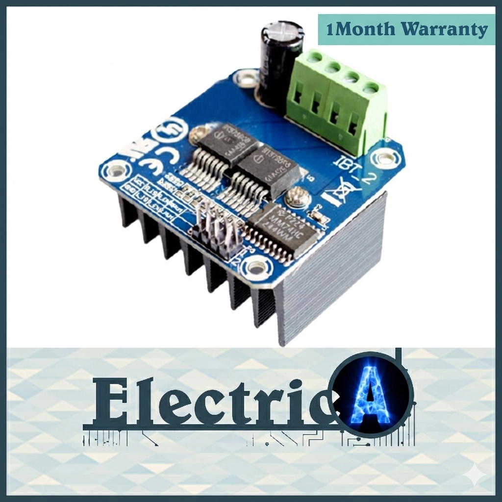 (+1Month Warranty) BTS7960 H-bridge Motor Driver High-Power Current (Up-to 43A) [ElectricA]