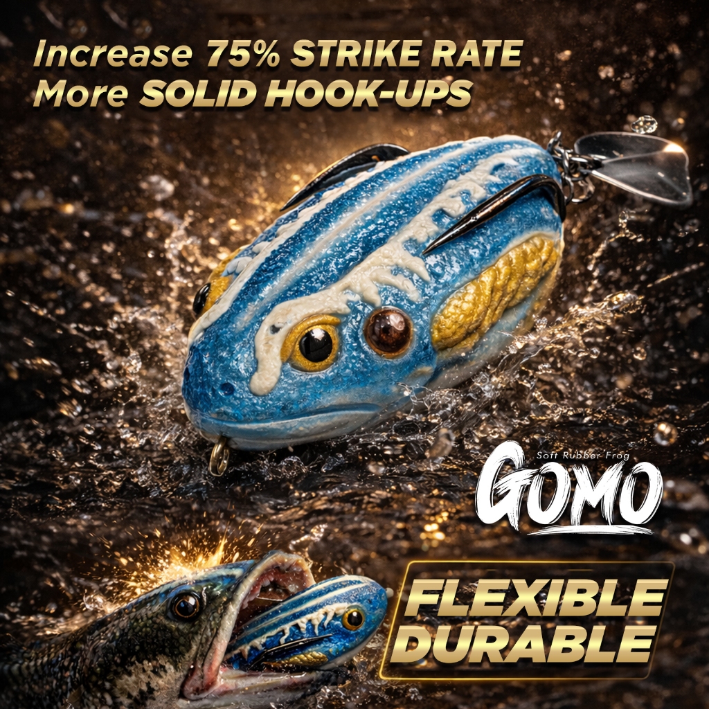 EXP GOMO Soft Rubber Frog EXP Soft Frog Murah Haruan Killer Katak ...