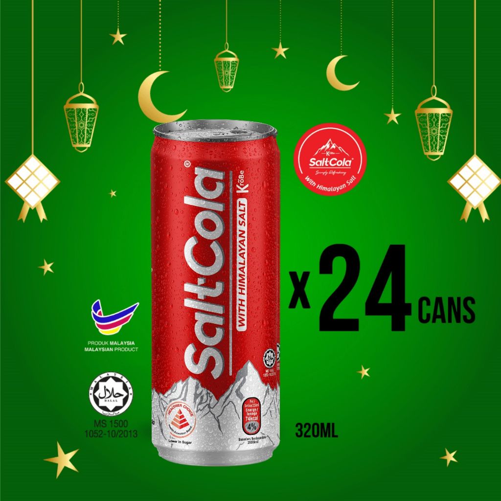(Raya Special) SaltCola KroBe 24 x 320ml Buatan Malaysia / Minuman Cola ...