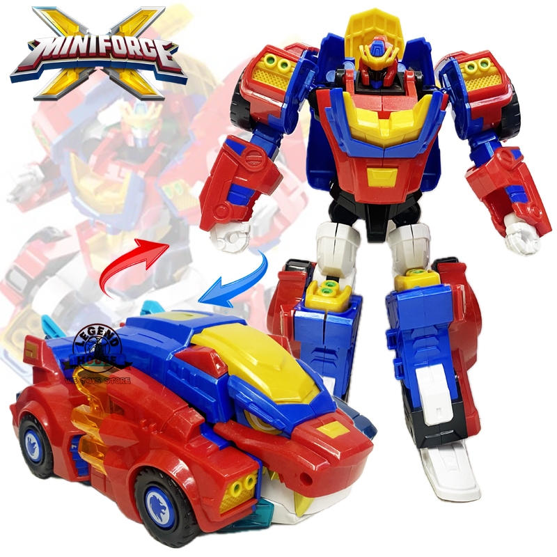 Miniforce Agent X Super Dino Power Leocops Leo Cops Robot Dinosaur Mini ...
