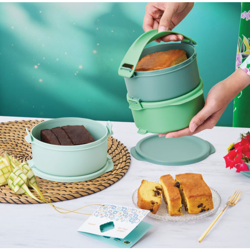 [HALAL] ‼️READY STOCK‼️Tupperware Raya Cake Gift Set | Kek Raya Gift ...