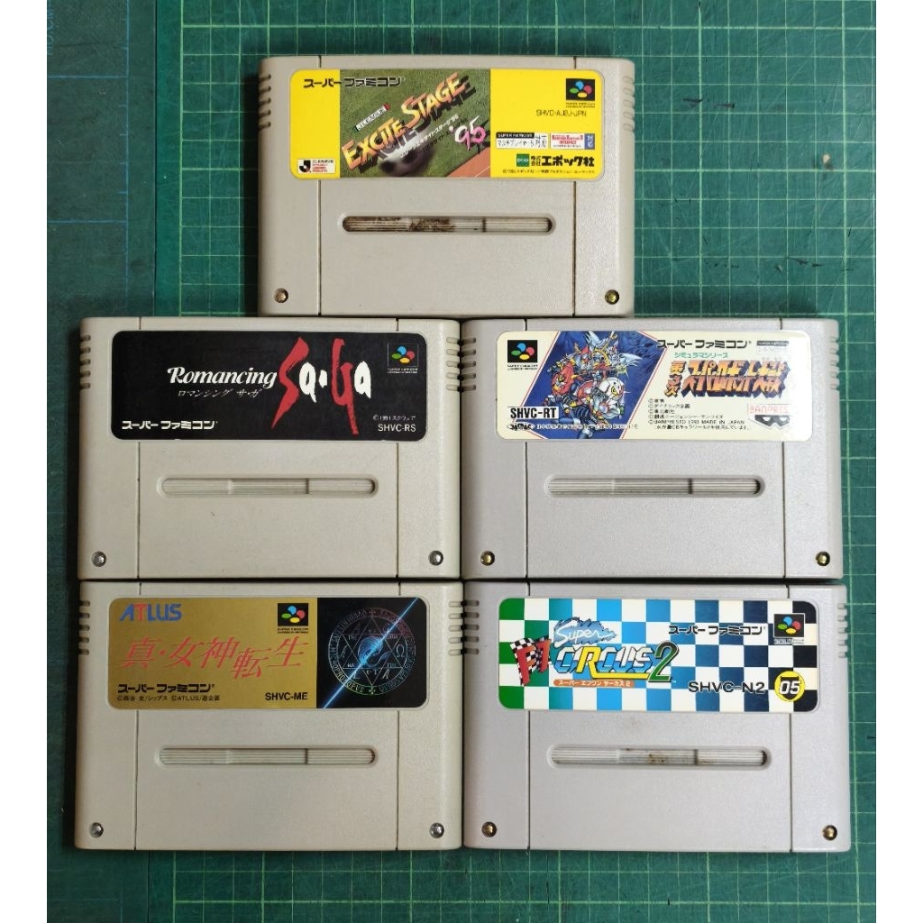 Vintage Nintendo Super Famicom Games Set E 5 pieces | Shopee Malaysia