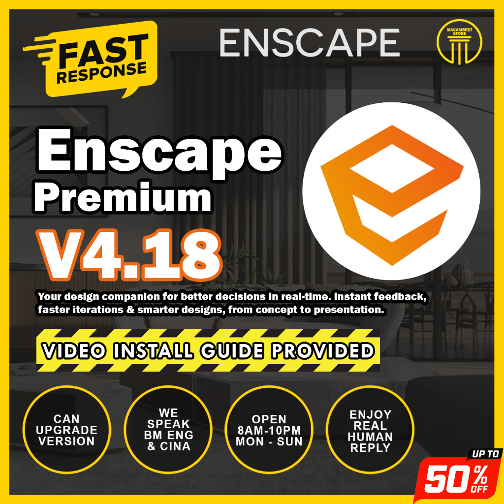 Enscape 3D 4.18 + v4 Assets Library| Premium Software | 💻 Windows PC ...