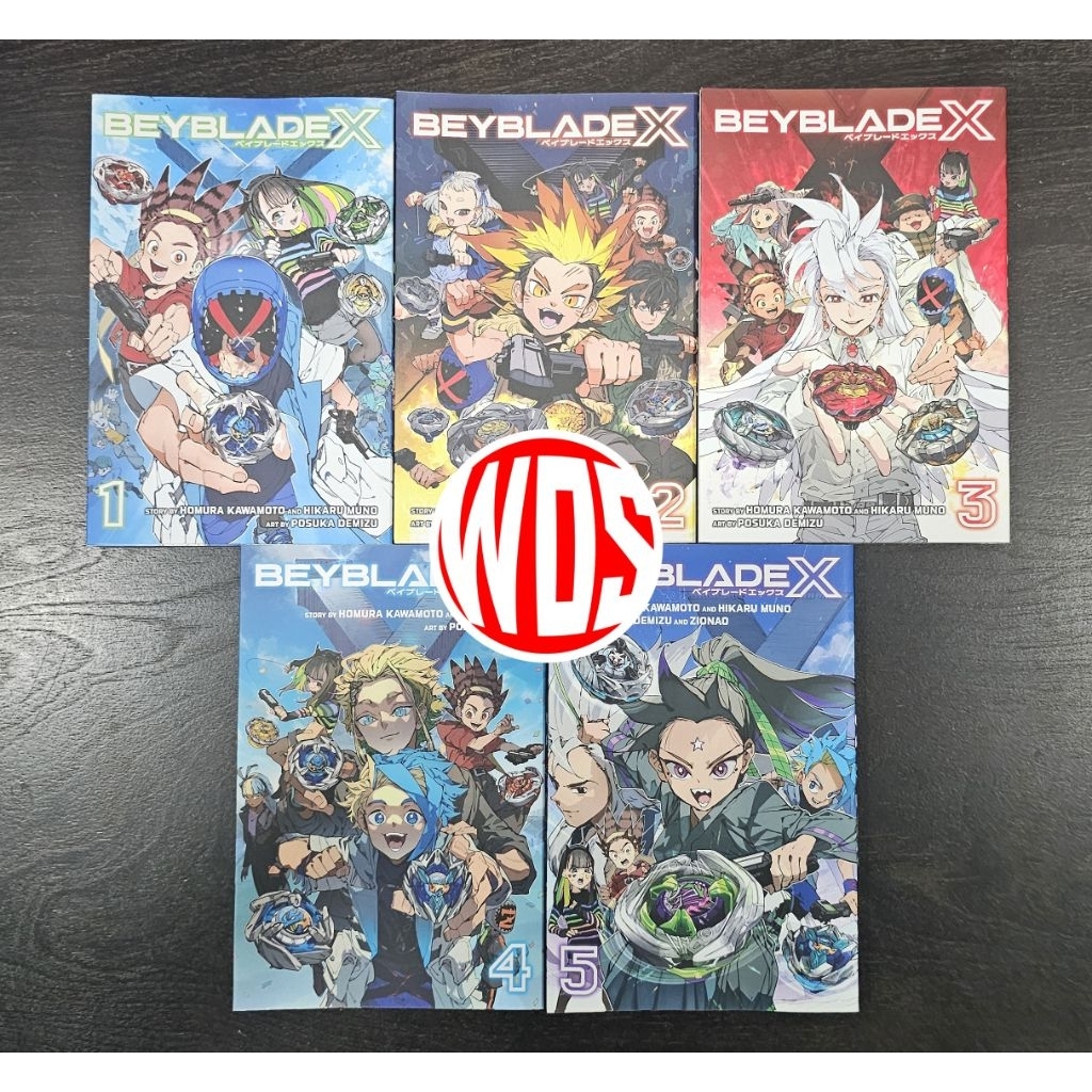 Manga : Beyblade X volume 1-5 (English Version) | Shopee Malaysia