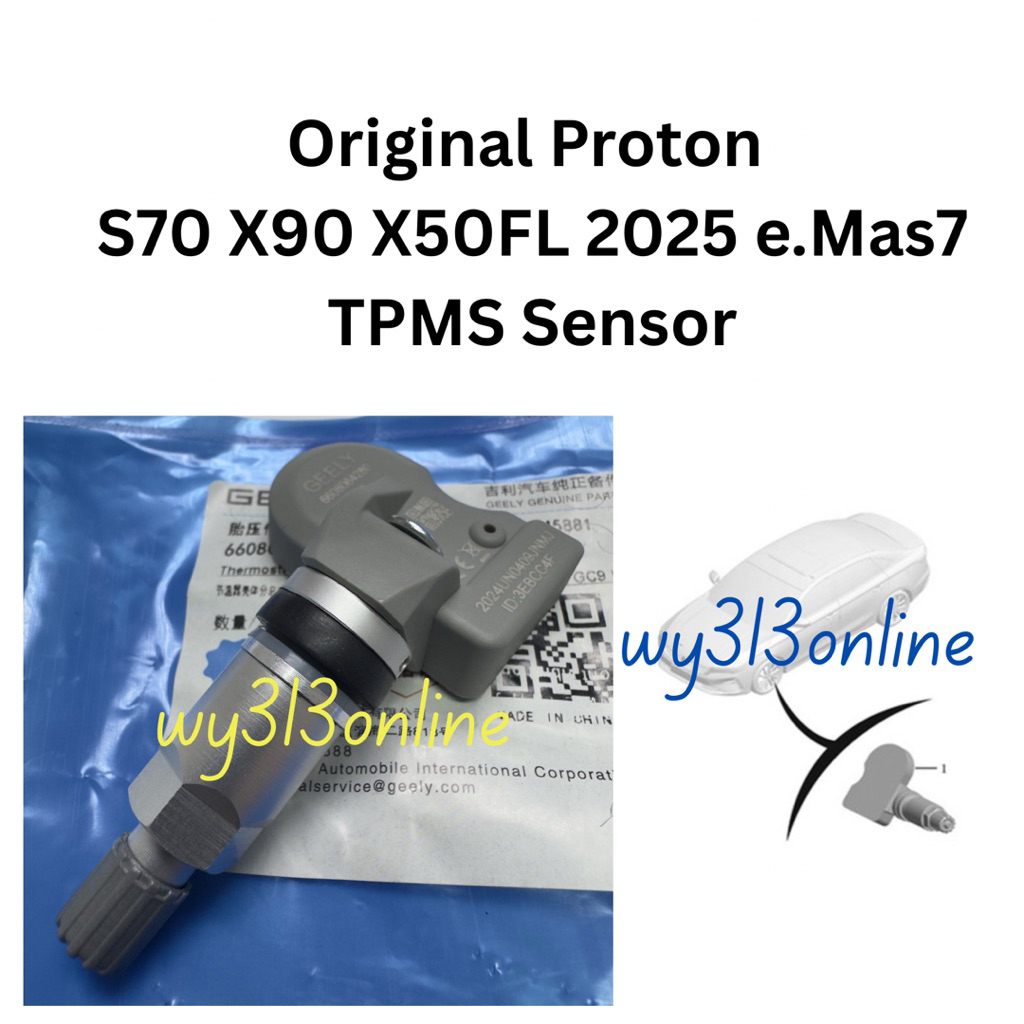 6608064280 Original Proton S70 X90 X50FL 2025 e.Mas7 Tire Pressure ...