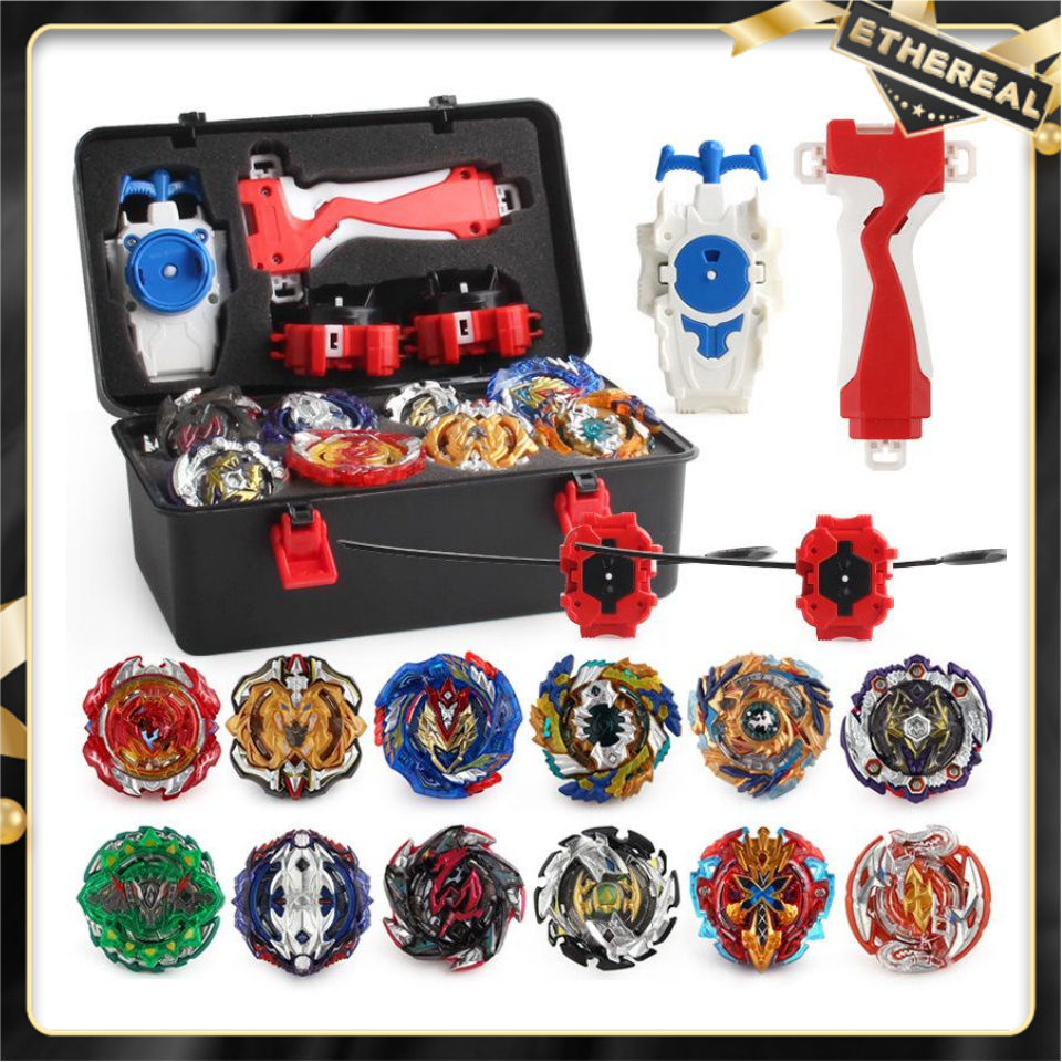 12Pcs / 4Pcs Kids Gyro Battle Set Spinning Tops Toy with String ...