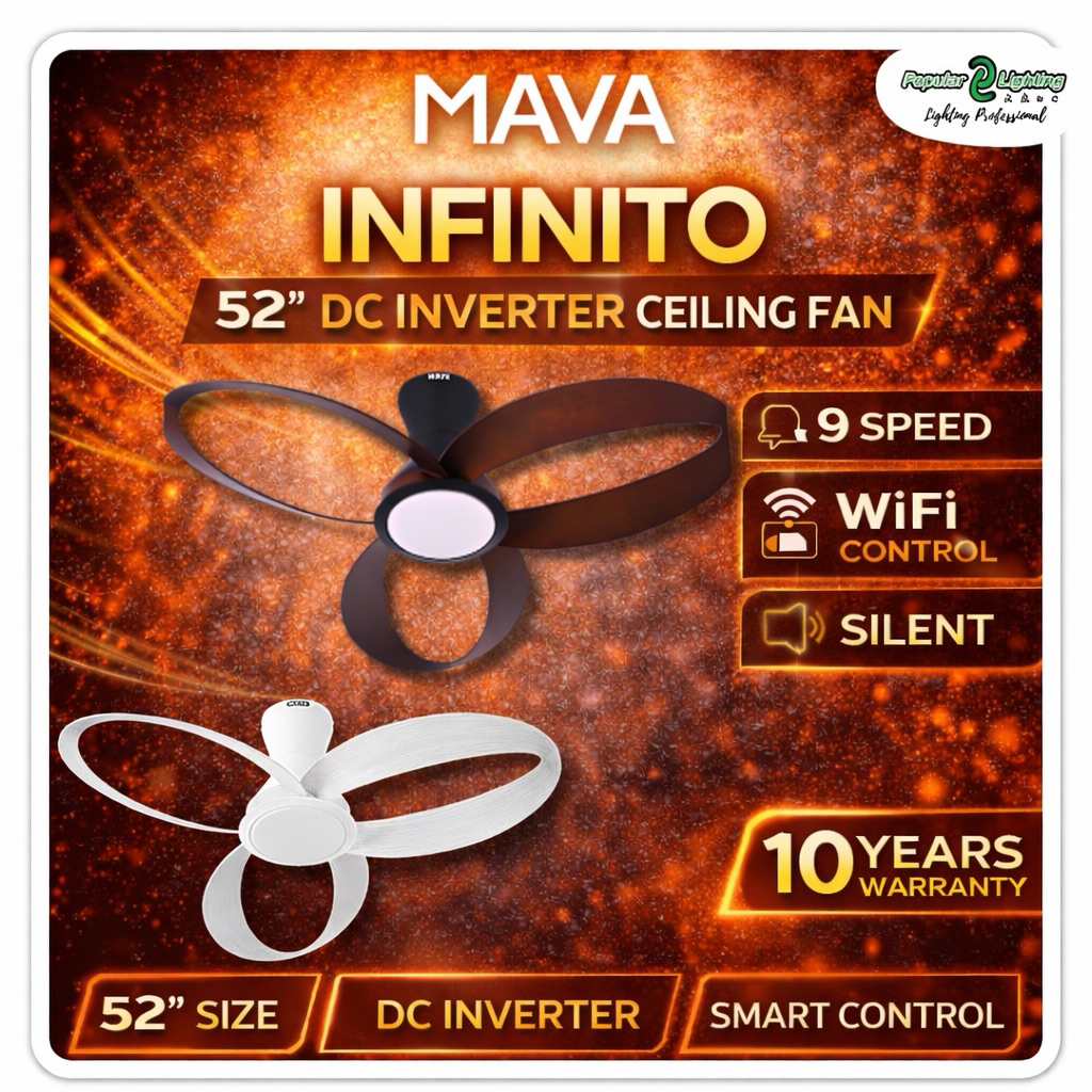 MAVA Infinito 3 Blades Inverter Brushless DC Motor Small Control ...