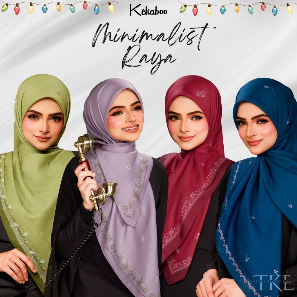 [RAYA 2026] Kekaboo Minimalist Raya Tudung Sedonon Ibu Anak | Shopee ...