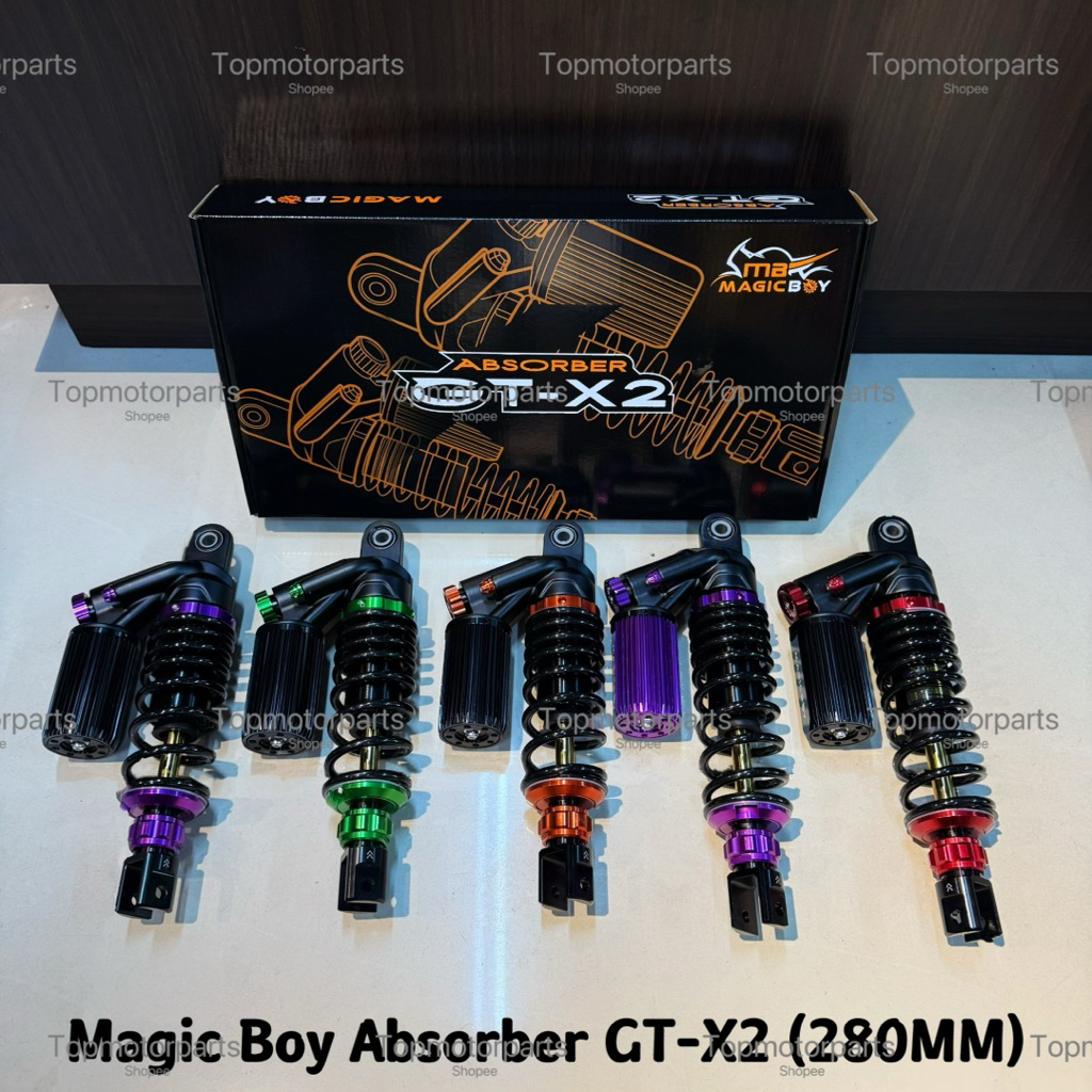 Magic Boy Absorber GT-X2 With Gas Adjustable NVX155 V1 /V2 /V3 280MM ...