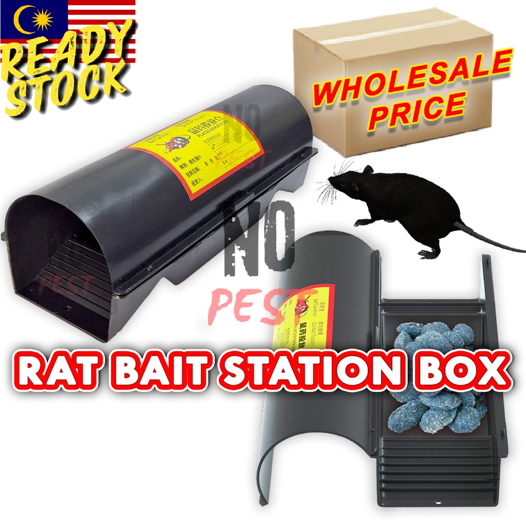 Rat Bait Box / Kotak Umpan Tikus / TRBS Outdoor Rat Bait Station ...