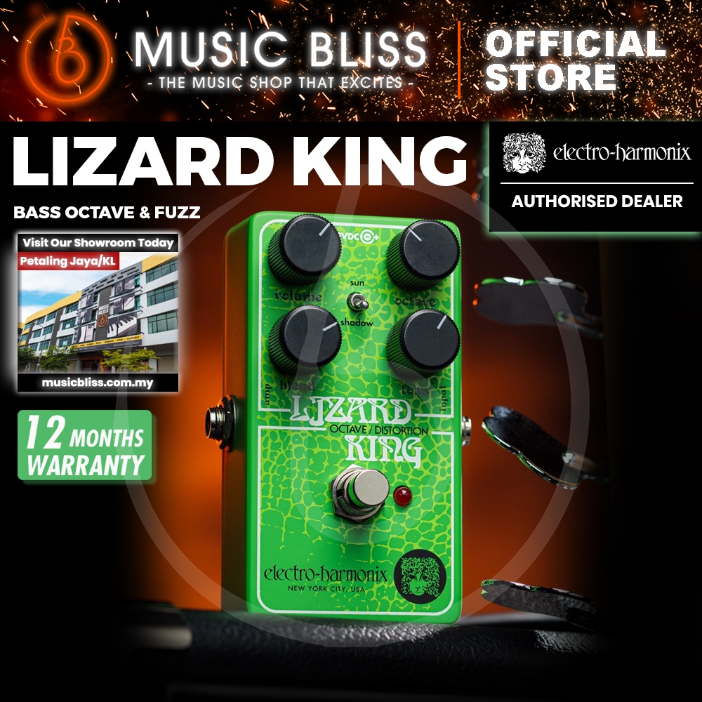 Electro Harmonix Lizard King Octave Fuzz Pedal (Electro-Harmonix / EHX ...
