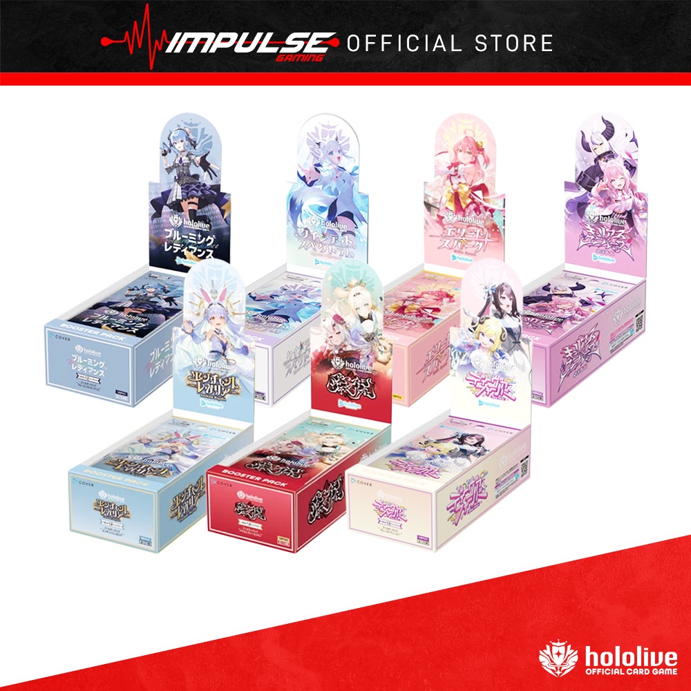 Hololive TCG Card Game hOCG Booster Box - 01 Blooming, 02 Quintet, 03  Elite, 04 Curious, 05 Enchant, 06 Ayakashi | Shopee Malaysia