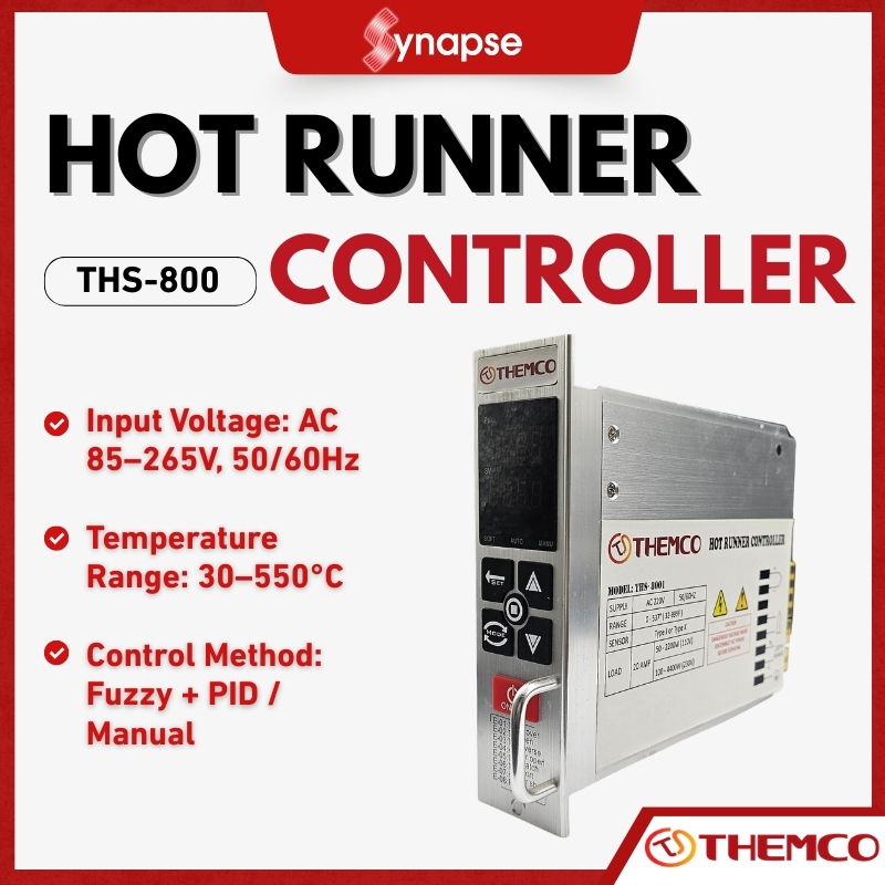 THEMCO THS-8000 Hot Runner Control Card Temperature Controller ...