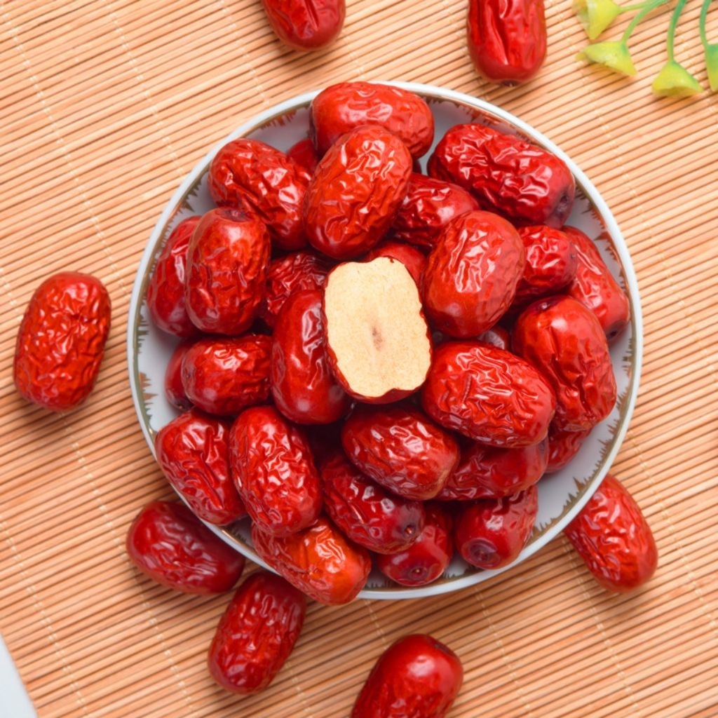100%无磺 新疆红枣 M号 1kg Xinjiang Red Dates M Size Premium Tanpa Sulfur Kurma ...