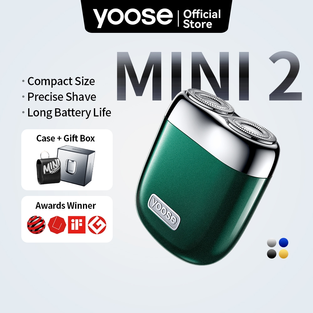 yoose Mini Shaver 2.0 Electric Shaver for Man Long Lasting Battery Life ...