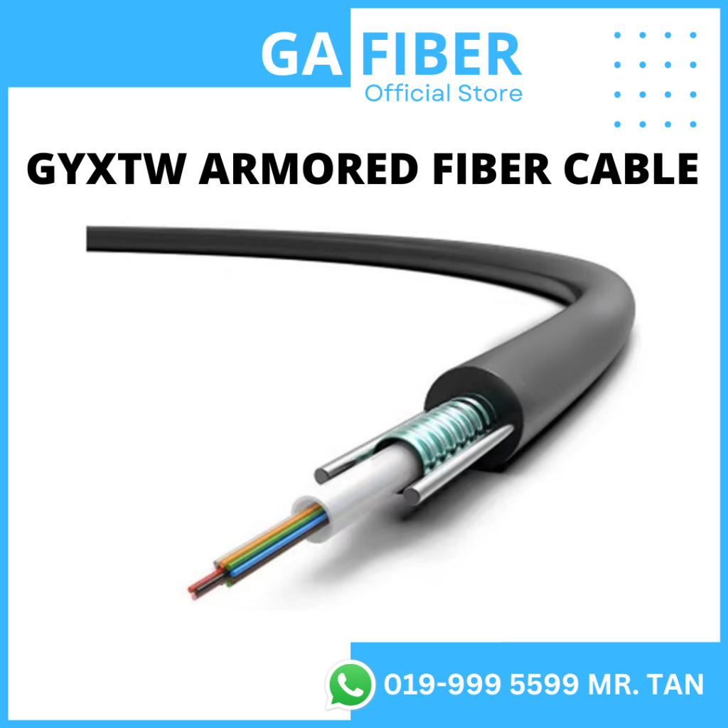 GYXTW Armored Fiber Optic Cable Outdoor Single-mode 4 Core 8 Core ...