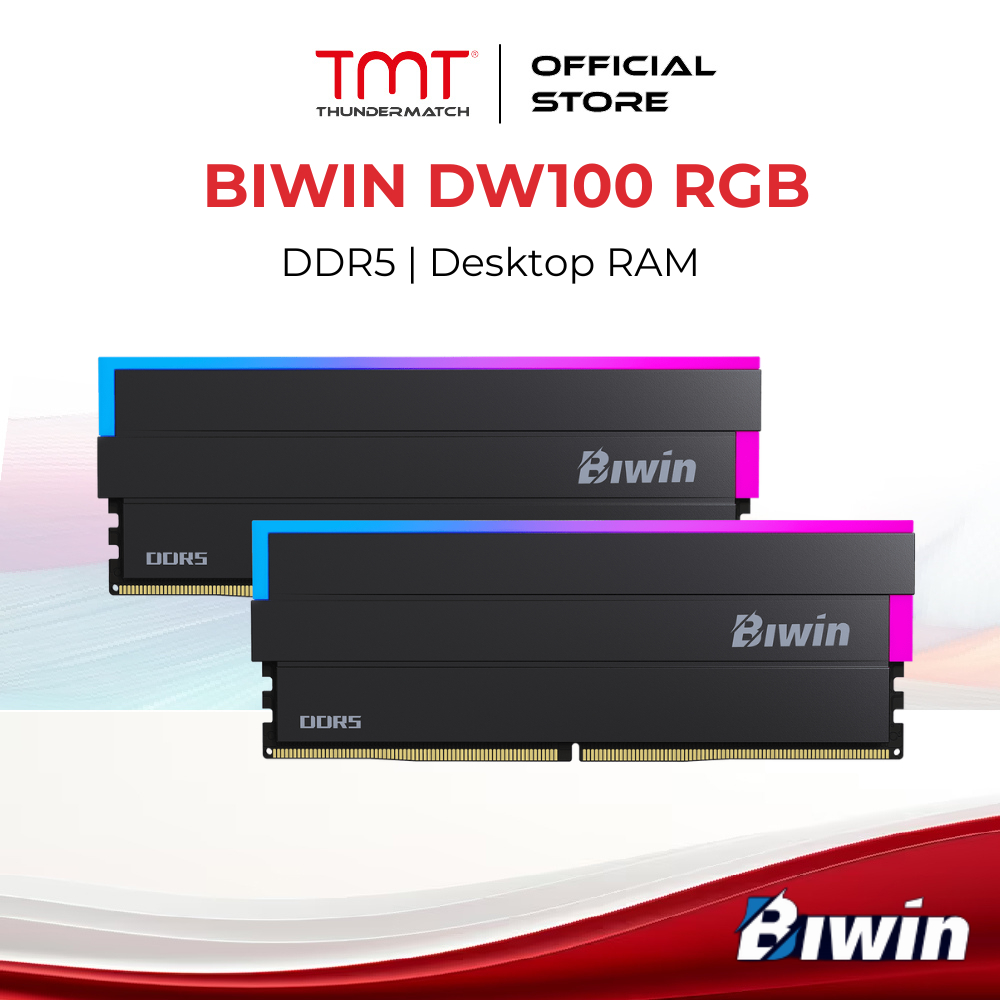 BIWIN DW100 RGB DDR5 Desktop RAM | Shopee Malaysia