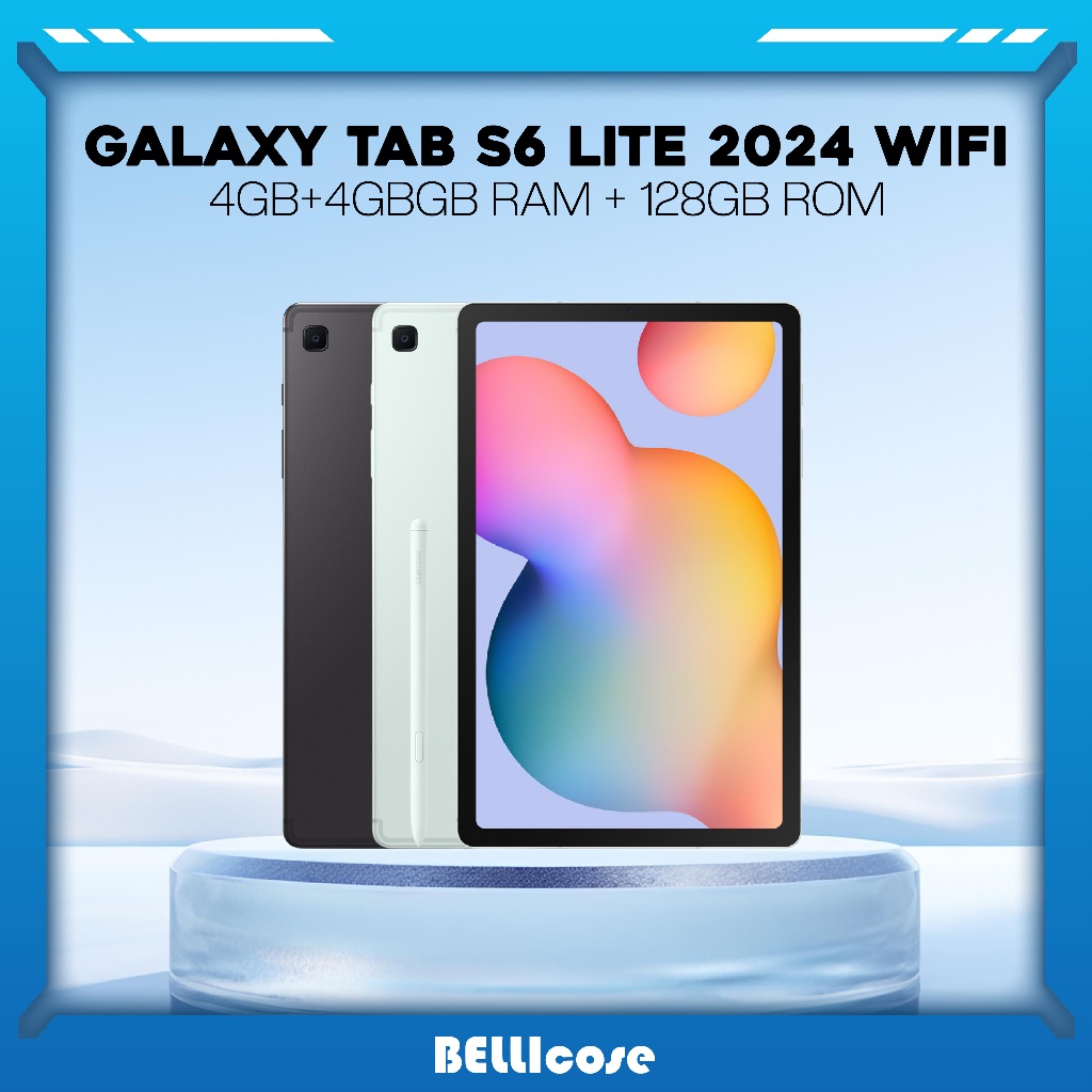 Samsung Galaxy Tab S6 Lite 2024 WiFi Version (4+4GB Extended RAM+128GB ...