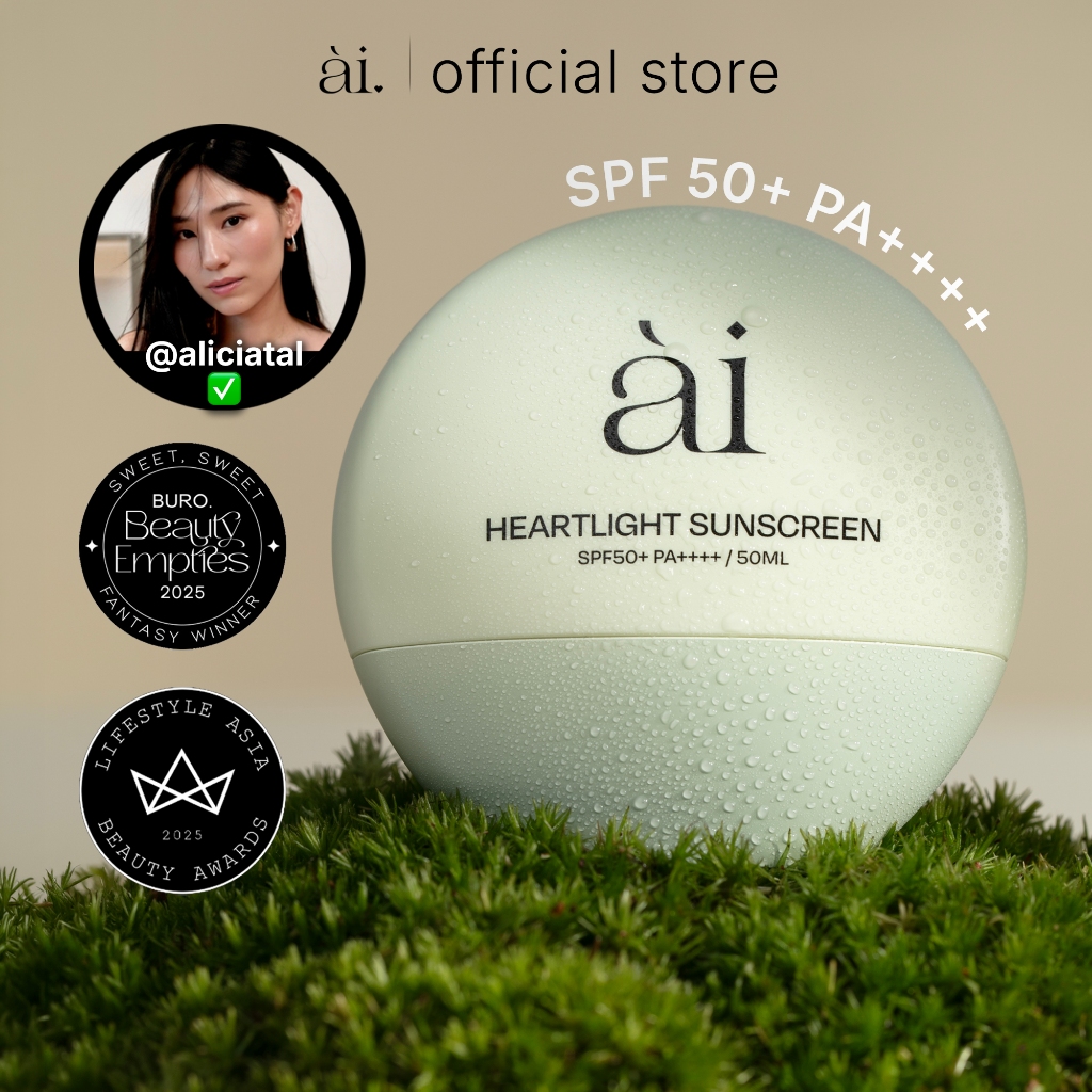 ài Beauty Heartlight Sunscreen SPF 50+ PA++++ (50ML) | Shopee Malaysia