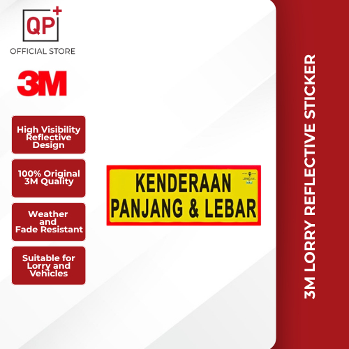 [100% ORIGINAL] 3M LORRY REFLECTIVE STICKER KENDERAAN PANJANG & LEBAR ...
