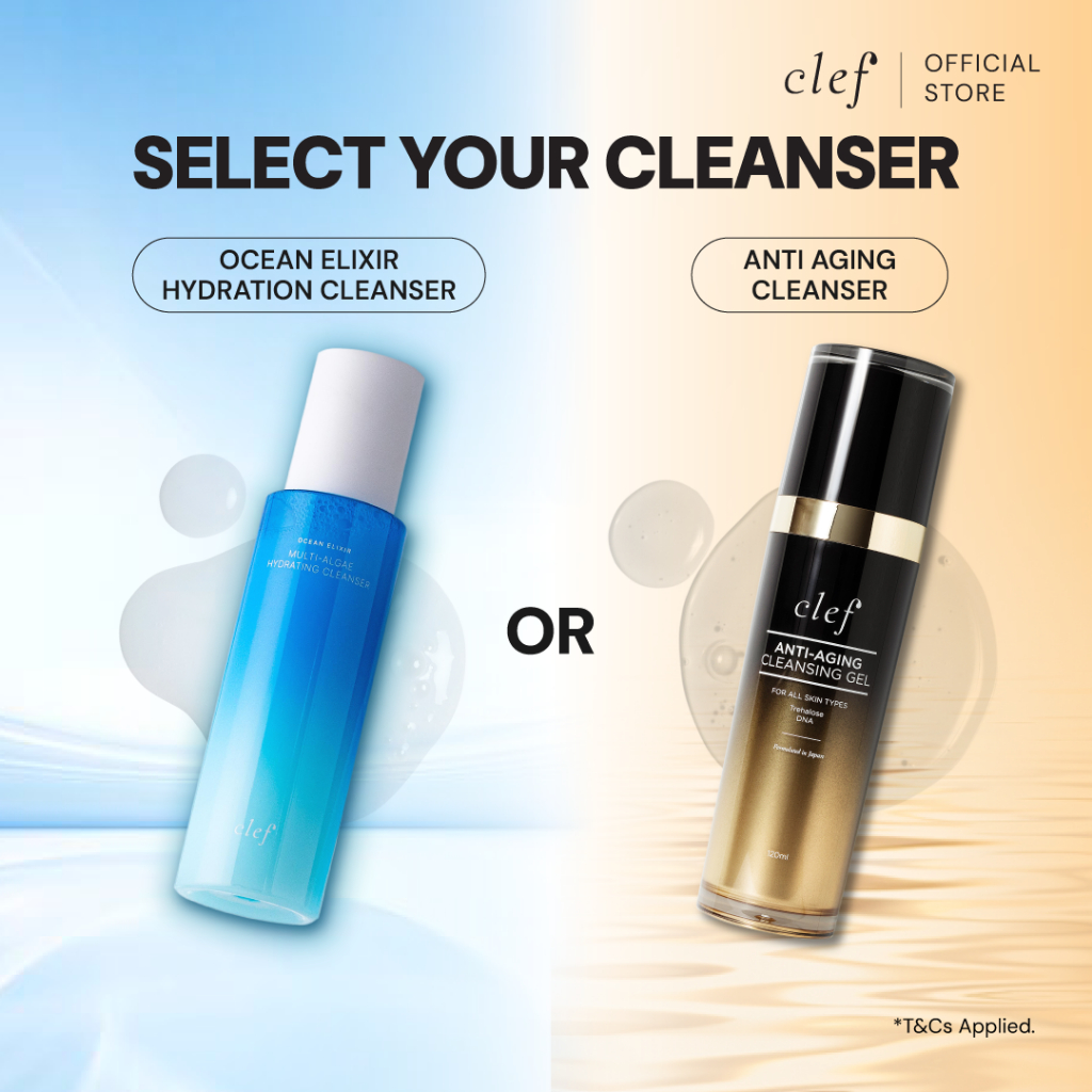 CLEF Facial Cleanser Collection | Gentle Face Wash | Hydrating 150ml ...