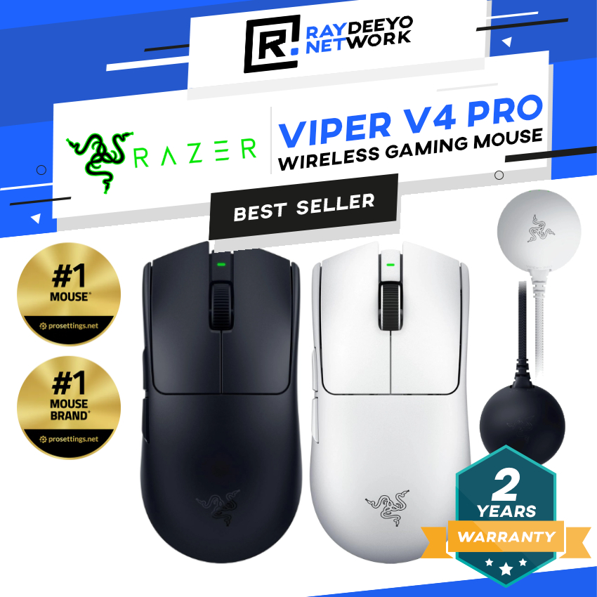 Razer Viper V4 Pro Wireless Gaming Mouse 49g Ultra-Lightweight 50K DPI ...