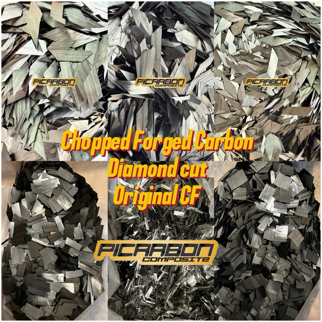 Picarbon Forged Carbon Chopped Kain Carbon Fiber 50gram | Shopee Malaysia