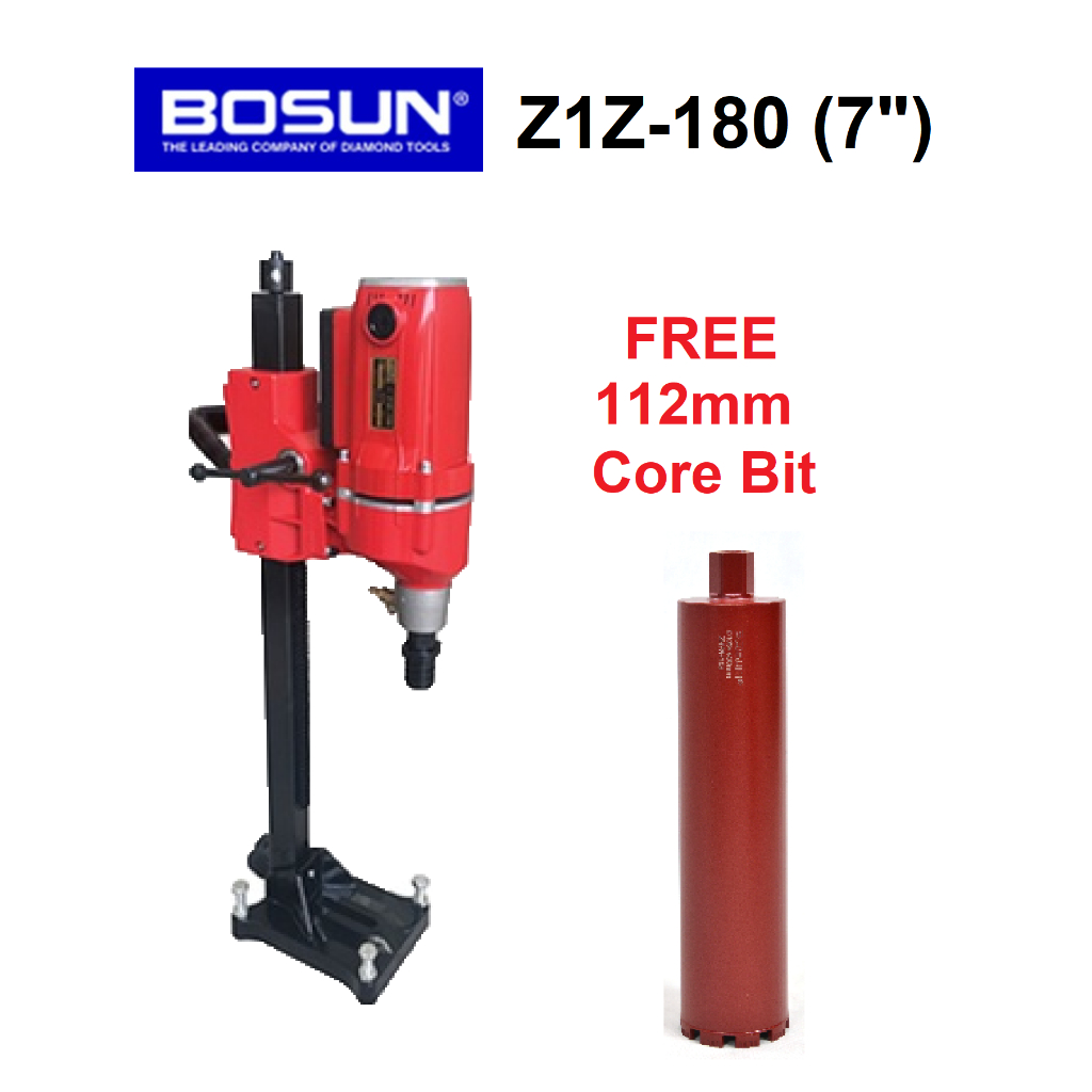 [FREE SHIPPING] BOSUN Stand Drill Coring Machine / Concrete Core Bit ...