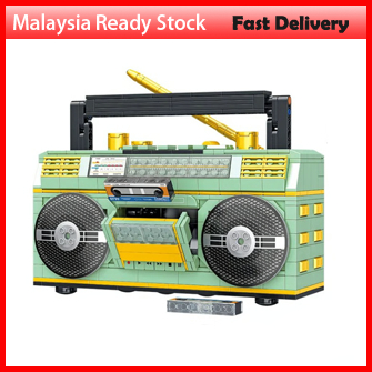 781PCS Retro Radio Classic Series Building Blocks Set Vintage Music Player Display Kit Creative Gift Toys for Adults Kid