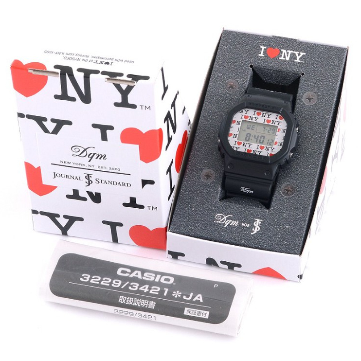 Casio G-Shock DW-5600VT x DQM x Journal Standard “I LOVE NY” Men's