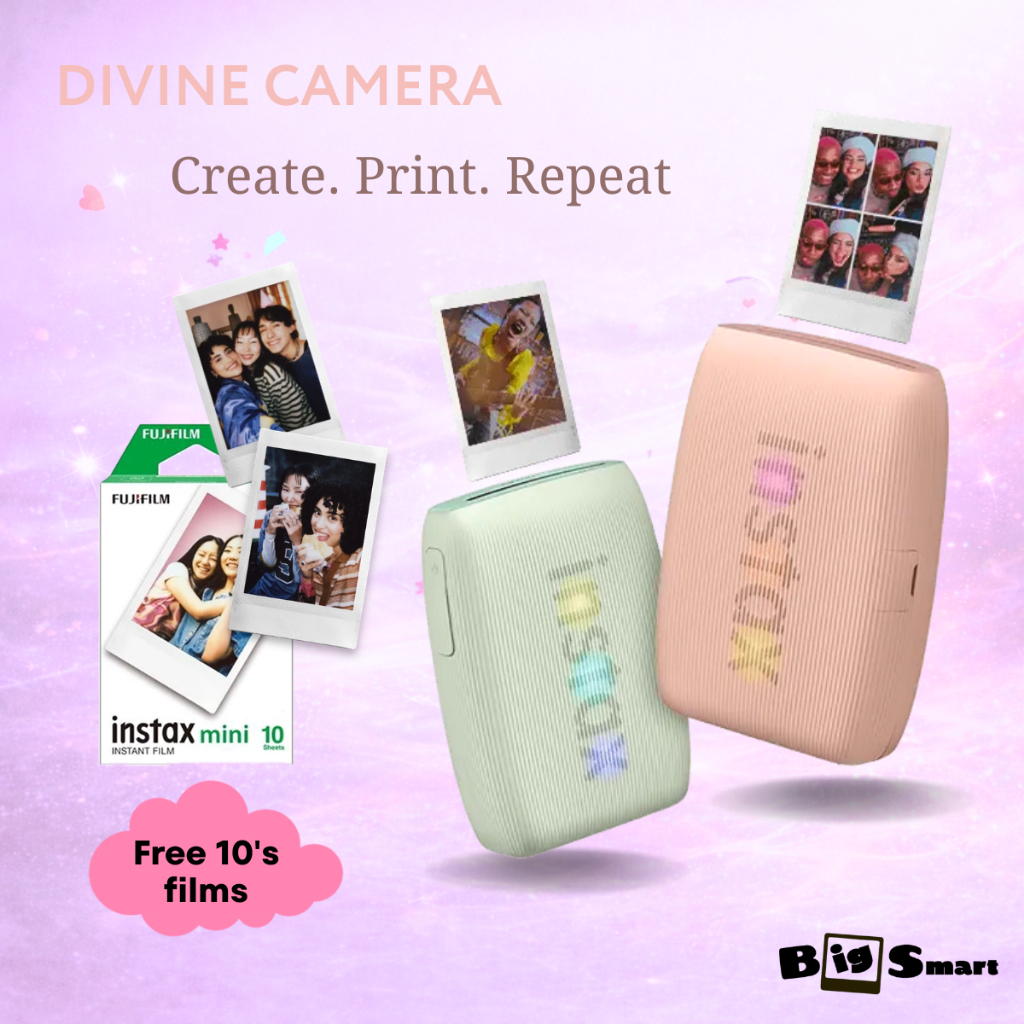 FujiFilm Instax Mini Link 3 Fun Kit PackShot | Shopee Malaysia