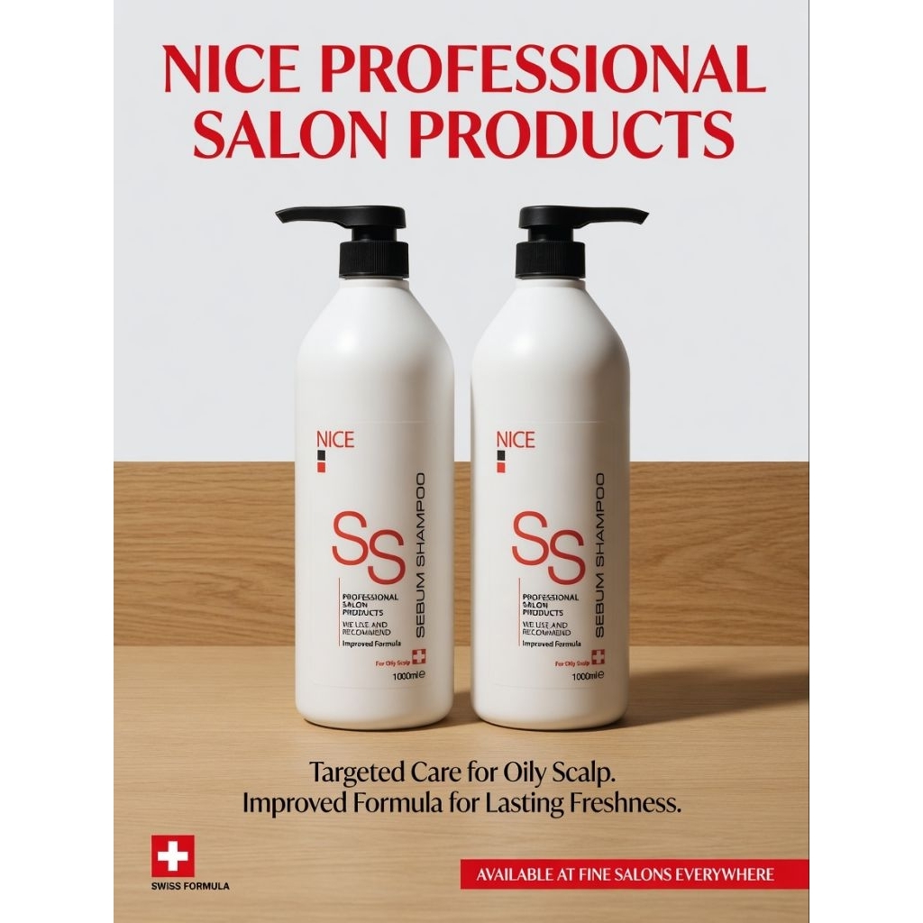 Nice Hair Growth Sebum Shampoo (For Oily & Itchy Scalp) 1000ml | Shopee ...