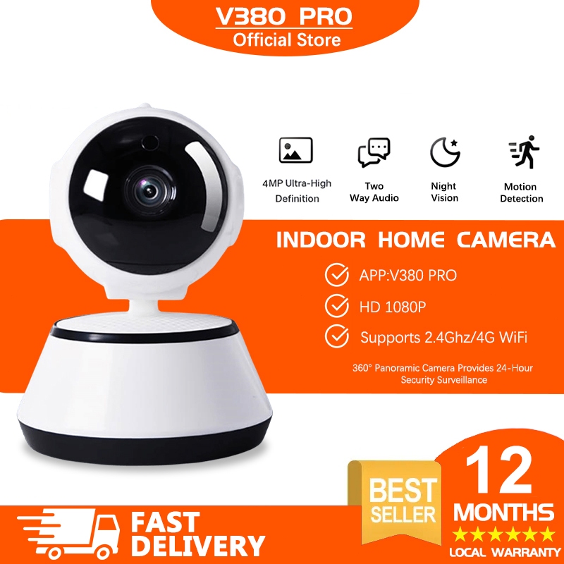 V380 Pro Q1 High Quality HD Camera Wireless CCTV Home Security WiFi ...