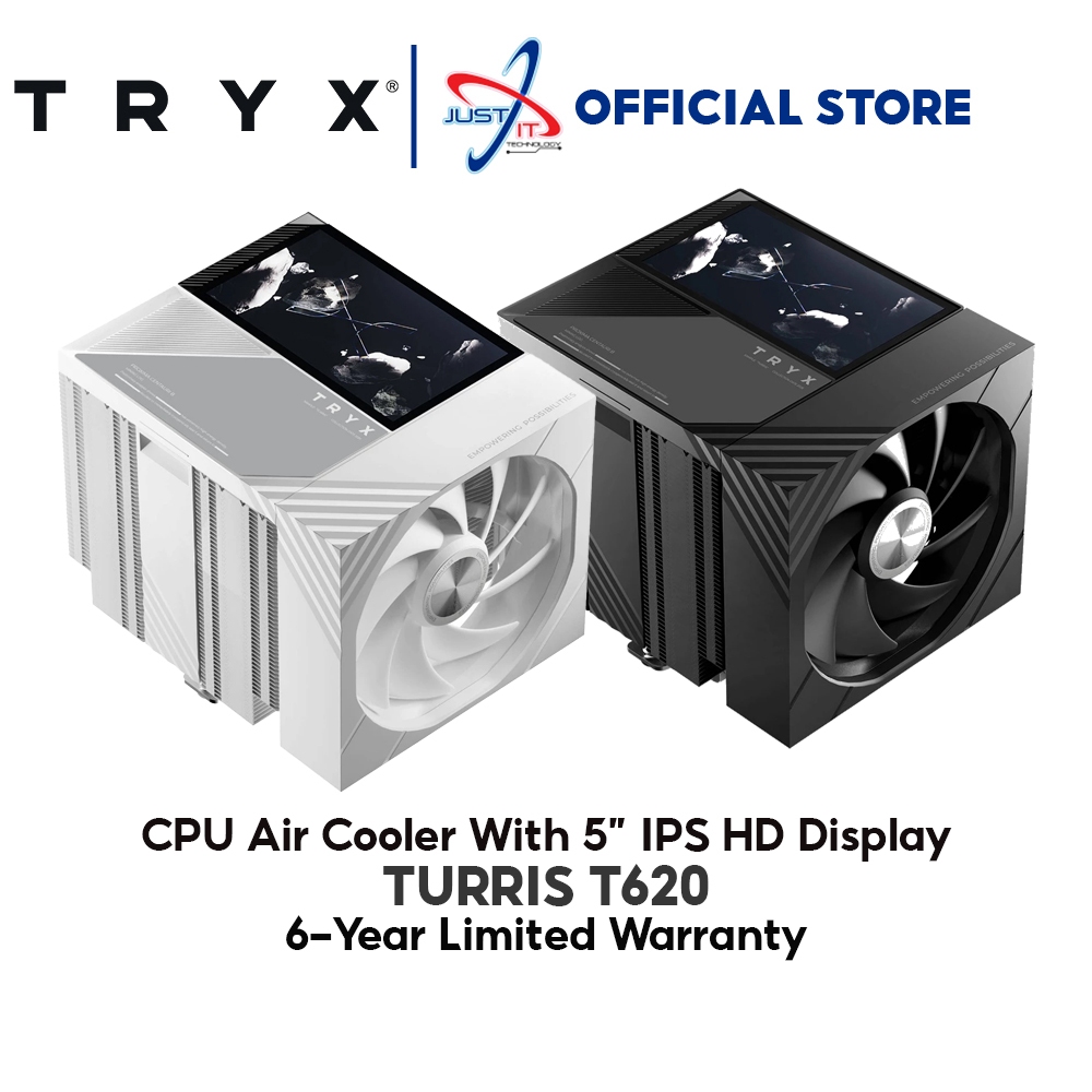 TRYX TURRIS T620 CPU AIR COOLER WITH 5 