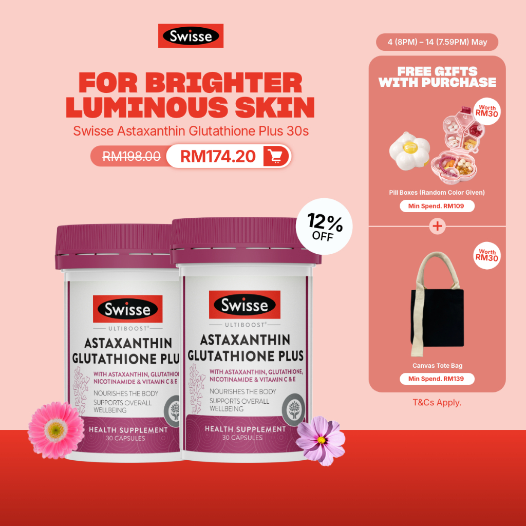 glutathione benefits weight loss Promo Swisse Astaxanthin Glutathione Plus 30 Tablet | Suplemen Astaxanthin,  Glutathione, Niacinamide, Vitamin C, Vitamin E, Kolagen, Kulit Kencang,  Mencerah Diskon 29% Di Seller Vitamindiskon Flagship Store - Pluit, Kota  Jakarta Utara main image 0
