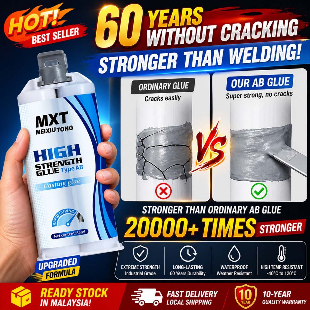 Gam Besi Paling Kuat Glue Metal AB Super Heavy Duty High Temperature ...