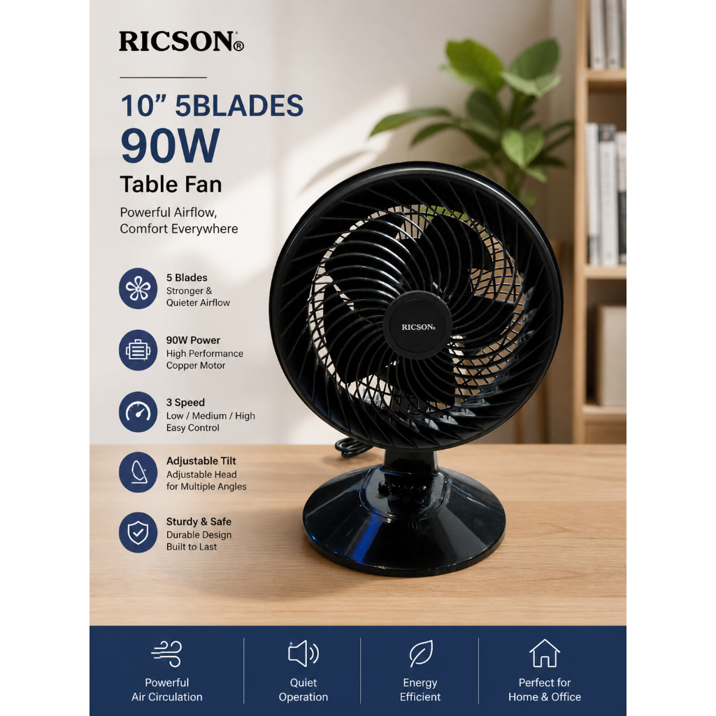 RICSON TURBO TABLE FAN 10