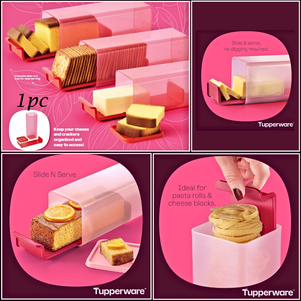 TUPPERWARE SLIDE N SERVE / VELVEETA KEEPER | Shopee Malaysia