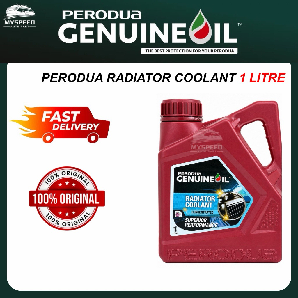 READY STOCK 🔥 ORIGINAL PERODUA RADIATOR COOLANT 1L BEZZA AXIA ALZA MYVI ...