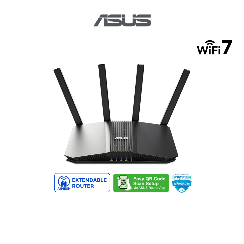 ASUS WiFi 7 Router RT-BE58U Dual Band BE3600 2.5G WAN 2.0GHz Quad Core ...
