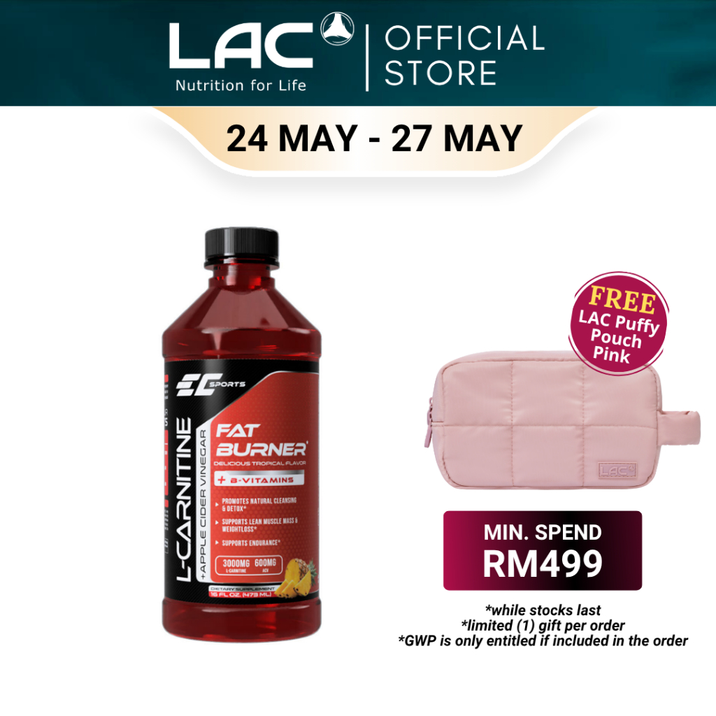 l carnitine malaysia Expiry Jan 2028] EC SPORTS L-Carnitine Apple Cider Vinegar (473ml) 04000030