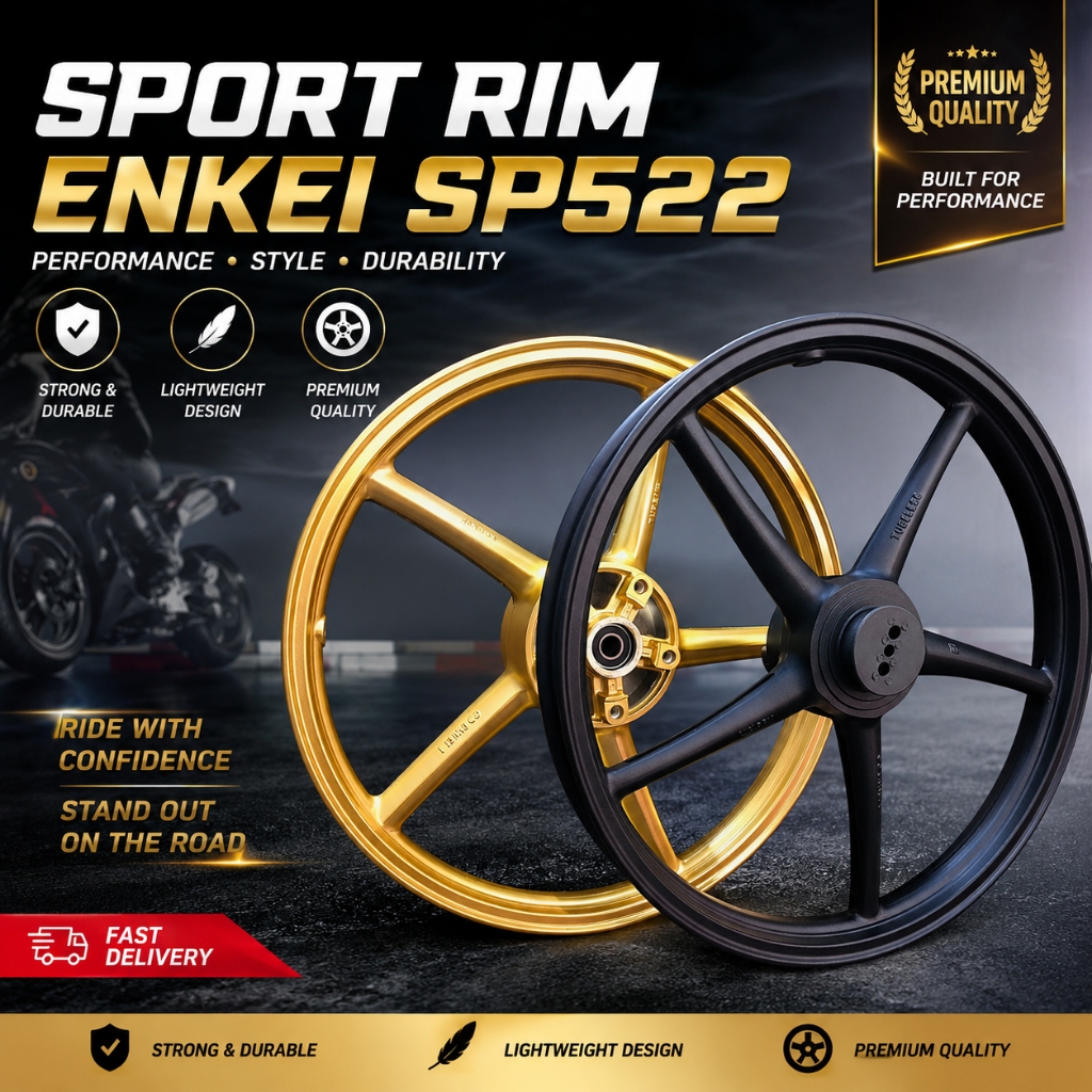 SP522 SPORT RIM Y15ZR Y16ZR Y125Z LC135 WAVE EX5 DREAM WAVE125 KRISS ...