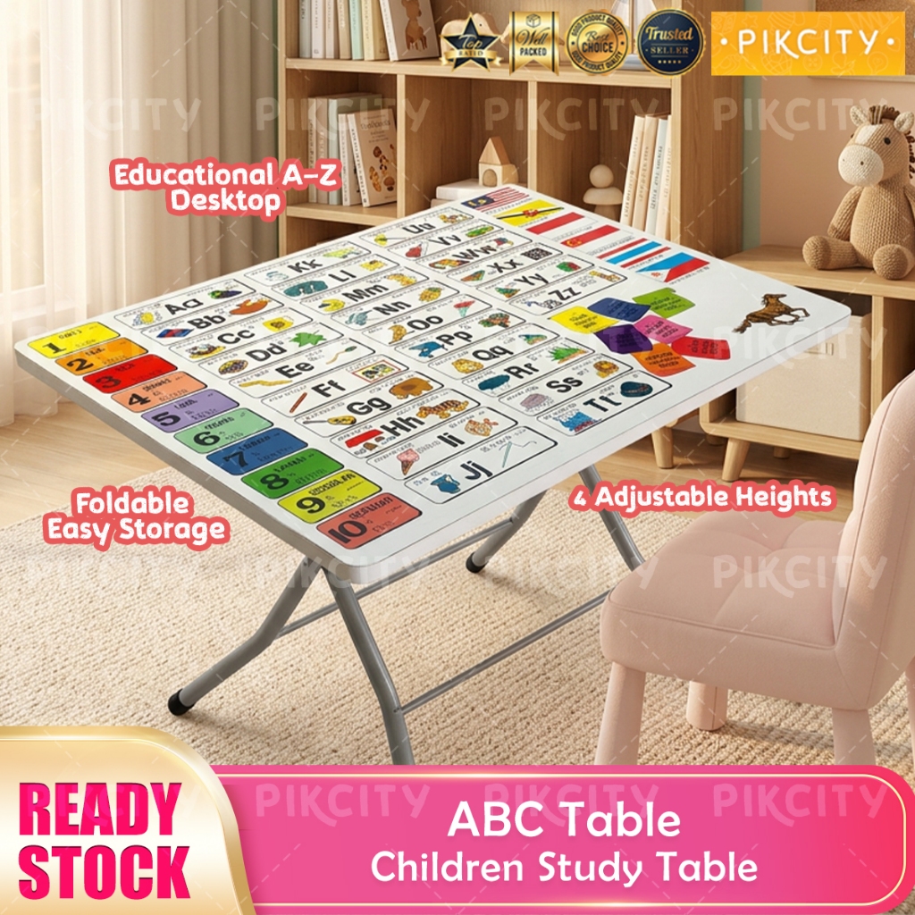 ABC Table (Children Study Table) / Meja ABC (Meja Belajar Kanak-Kanak ...