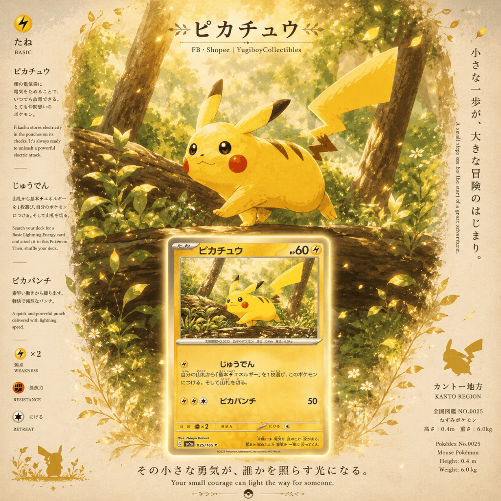 Pikachu Poke Ball 025/165 [SV2a] Pokémon Card 151