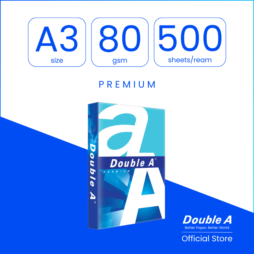 Kertas A3 Double A 80gsm (1 rim) | Shopee Malaysia