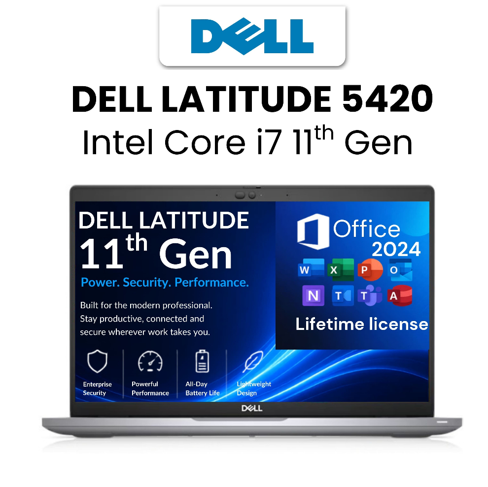 Dell Latitude 5420 i7 11th Gen l 32GB RAM 1TB SSD l 14